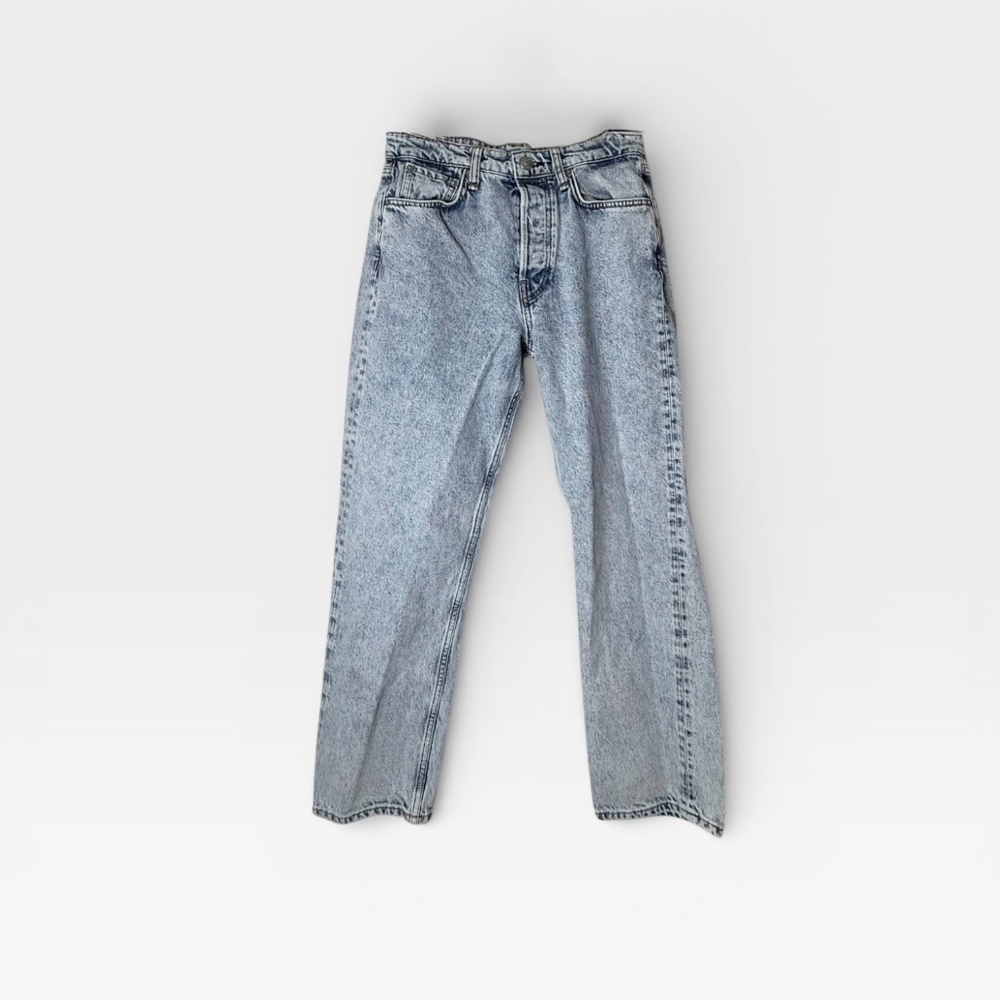 Rag & Bone Size 28 High Rise Ankle Slim Lightwash Denim Jean (F)